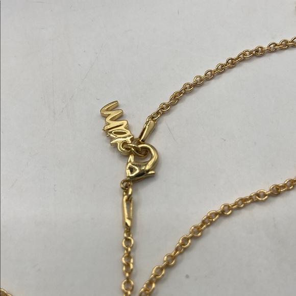 Peace Love World Two Tone Brass I Am Peace Necklace 18”L NIB Retro Bohemian - Picture 8 of 9